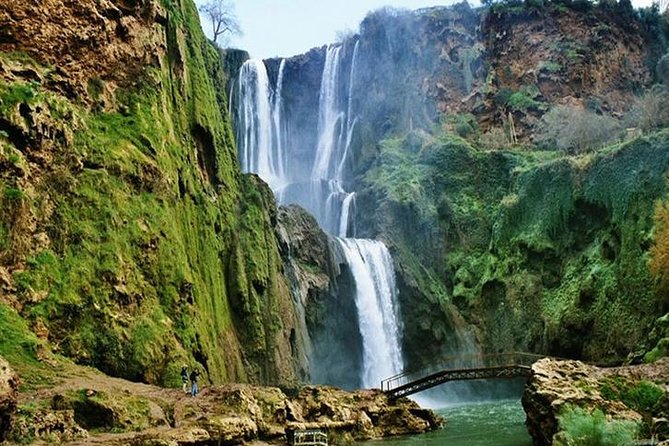 Embark on an excursion to the Ouzoud waterfalls or the Ourika valley