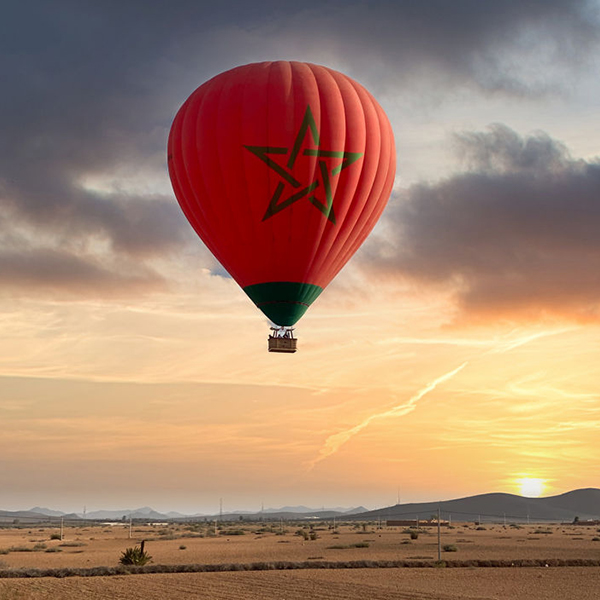 Take a hot air balloon ride