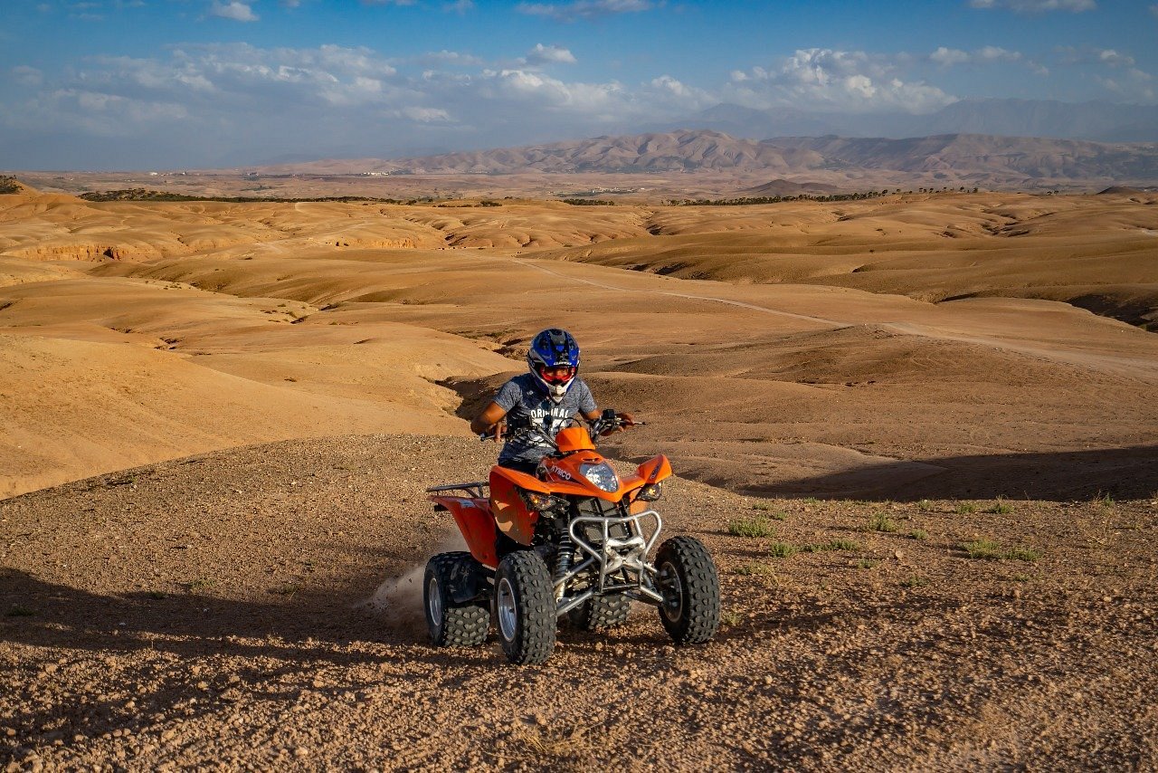 Quad ride in Agafay Desert